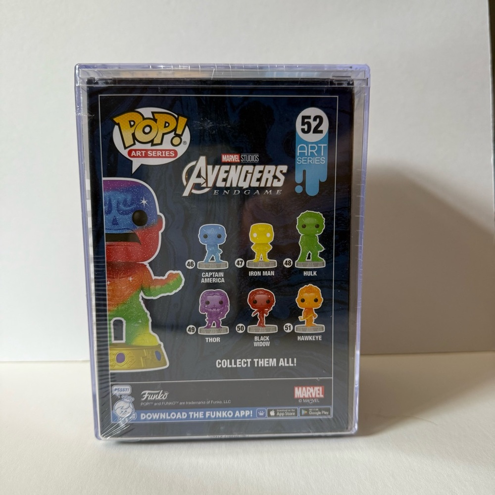 Funko Art Series Thanos with Red and Blue Design - Picture 2 of 2